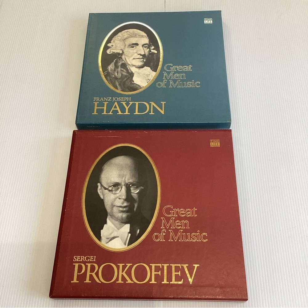 Time Life Great Men of Music Haydn & Prokofiev 4 LP Box Set X 2